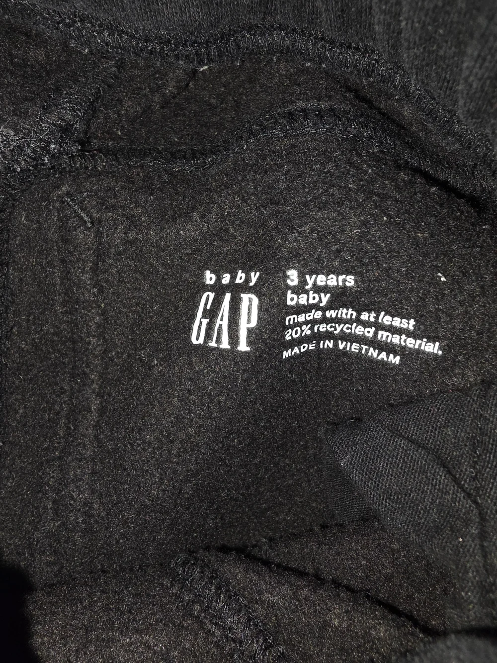 GAP Black Kids Wideleg Sweatpants